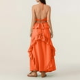 thumbnail image 5 of Taylonsss Womens Summer Dress Strappy Halter Tie Backless Solid Color Beach Casual Outfit, 5 of 7