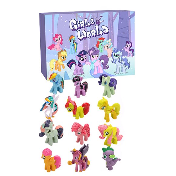 Halloween/Christmas Advent Calendar Contains 24 Gifts, Halloween/Christmas Cute Figures Doll Advent Calendar, Christmas Countdown Calendar With Surprise Toys
