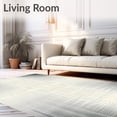 thumbnail image 2 of ODIKA 8'x10' Machine Washable Non-Slip Area Rug, Stylish Grey Geometric Spotted Indoor High Traffic Rug, Beige, 104610, 2 of 7