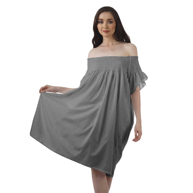 Moomaya Printed Poly Crepe Tunic Plus Size Womens Dresses Sleeveless Ladies Top