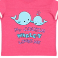 thumbnail image 4 of Inktastic My Cousin Whale-y Loves Me Boys or Girls Toddler T-Shirt, 4 of 5