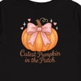 thumbnail image 4 of Inktastic Cutest Pumpkin in the Patch Halloween Boys or Girls Long Sleeve Toddler T-Shirt, 4 of 5