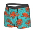 thumbnail image 2 of Balery Fun Octopus Men's Boxer Briefs, Soft and Breathable Cotton Underwear with nylon Waistband-X-Large, 2 of 9