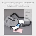 thumbnail image 5 of Crossbody Bag for Womens Mens Multipurpose Sling Bags Chest Shoulder T Sling Purse Strap Travel Bag with Earphone Hole, 5 of 6