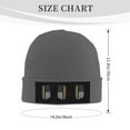 thumbnail image 4 of Irish America Flag Beanie Hat Men Women Warm Printed Cap Knit Beanies Hats Outdoor Winter Deep Heather, 4 of 6