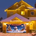 thumbnail image 6 of Hxlamzoo 2025 Christmas Garage Door Cover, Large Weather-Resistant Holiday Banner with Adhesive Strips & Grommets for Outdoor Home Front Door Xmas Décor, 6 of 7