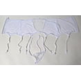 thumbnail image 2 of XmhyTop Cinturón de Liguero Mujer, Cintura Alta en Malla Vintage con Tirantes Ajustables y Clip Metal, Sin calcetines y bragas,El estilo B,Talla L Blanco, 2 of 3