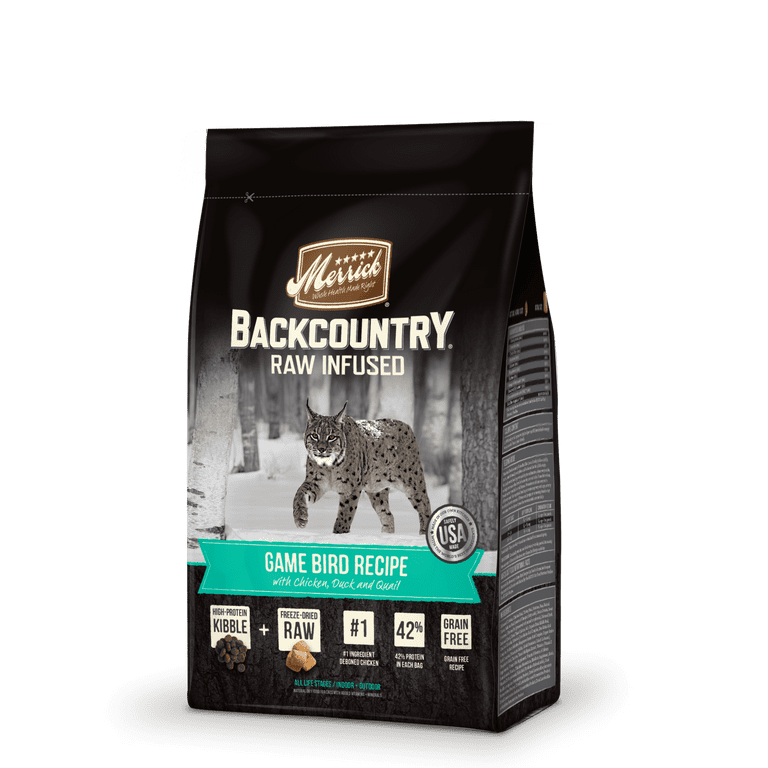 Merrick backcountry raw infused cat food review online