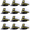 thumbnail image 1 of Captain Hats Olgaa, paquete de 12 unidades, para hombre y mujer, ajustables, marinero, 1 of 7