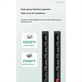 thumbnail image 5 of Controlador ARGB, 5 V, 3 Pines, Concentrador de Ventilador ARGB, Divisor de 1 A 9, Controlador de Ventilador Refrigeración PWM para Enfriador Caja Computadora, Negro, 5 of 5