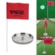 thumbnail image 5 of Palo de bandera de golf para patio, copa y bandera de hoyo de golf, copa verde de golf de acero inoxidable, con bandera, accesorio de entrenamiento de 13 cm Baoblaze Copas para hoyos de golf, 5 of 8