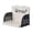 D, variant on Adjustable Pet Bowl Holder Elevated Cat Feeding Indoor Cats Dish Platform Bowl Stand Adjustable Height 32x24.5cm