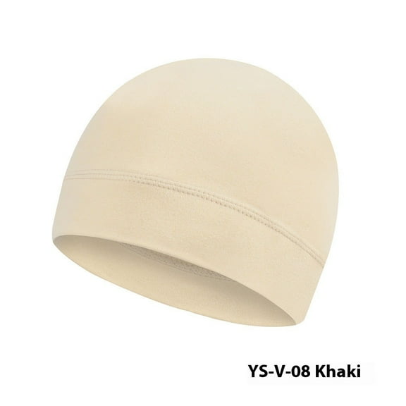 Cotton Skull Cap, Skull Caps for Men Women, 2-Pack Lightweight Beanie Cycling Breathable Helmet Liner Sleep Hats-Khaki Grey