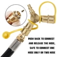 thumbnail image 6 of Roastove 1/4"RV Propane Quick Connect Y Splitter Adapter, Propane Tank 2 Way Splitter, for RV Trailer and Quick Connect Propane, 6 of 7