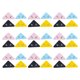 thumbnail image 2 of 50 sujetadores de papel de esquina triangulares para soporte de página de libro, lindo clip de libro triangular, clips de papel de plástico para organizador de ahorro de página de esquina, 2 of 5