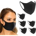 thumbnail image 1 of Paquete de 10 máscaras faciales de tela - Protector facial unisex con lazo para la oreja - Reutilizable y lavable TUNC Sencillez, 1 of 5