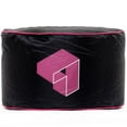 thumbnail image 1 of Pouf d'intérieur rose Siteazee – Pouf en tissu Oxford imperméable avec dessus matelassé pour salon ou salle de jeux, 1 of 5