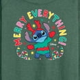 thumbnail image 3 of Lilo & Stitch - Merry Everything - Women's Lightweight French Terry Long Sleeve Shirt, 3 of 5