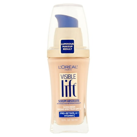 L'Or ©al Paris Visible Lift Serum Absolute Sunscreen Broad Spectrum SPF 17 146 Nude Beige 1.0 fl. oz.