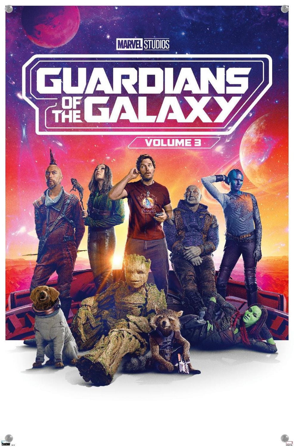Marvel Guardians of the Galaxy Vol 3 - One Sheet Wall Poster, 22.375" x 34"
