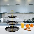 thumbnail image 1 of Bandeja de almacenamiento perfecl de 3 capas Soporte para cupcakes negro, 1 of 7
