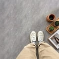 thumbnail image 2 of 10Pcs Medium Grey Natural Vein Marble Peel and Stick Floor Tiles,12x12 In 10 Sq.Ft,Self-Adhesive Waterproof Vinyl Flooring,Scratch Resistant for Corridor,Kitchen,Floor, 2 of 8