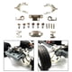 thumbnail image 5 of Kits de soporte de buje de brazos de suspensión inferior y nudillos de dirección Hugo 1:12 Crawler 4WD M Plata, 5 of 8