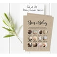 thumbnail image 2 of Inkdotpot Beer Or Baby Rustic Games Party Supplies Activity Cards Baby Shower Game Ideas Gender Neutral Games Its A Boy Or Girl, 2 of 6