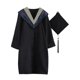 thumbnail image 1 of S 1 Juego de hermoso uniforme de graduación de punto fino, vestido de graduación elegante de poliéster con toque festivo para fotografía, 1 of 4