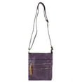 thumbnail image 3 of Silver Fever Genuine Leather Travel Shoulder Cross Body Purse Handbag, 3 of 5