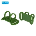 thumbnail image 3 of Soporte para linterna frontal Uxcell, 4 piezas de silicona suave de alta elasticidad, reemplazo de soporte para lámpara frontal manos libres, verde, 3 of 5