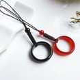 thumbnail image 3 of Mobile phone chain, mobile phone lanyard, USB flash drive buckle, ring buckle, agate ring, keychain, 3 of 4
