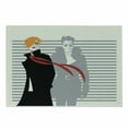 thumbnail image 1 of Abstract Woman Cutting Board, Contemporary Lady and a Man on Stripes, Decorative Tempered Glass Cutting and Serving Board, in 3 Sizes, by Ambesonne, 1 of 2