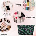 thumbnail image 3 of Toiletry Bag, Colorful Paint brushstrokes Leather Waterproof Travel Makeup Cosmetic Bag Organizer, Large Capacity Toiletry Bag for Travel Size Toiletries, Skin Care Bag for Women, 3 of 8
