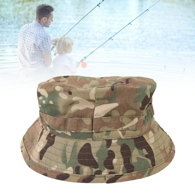 Sombrero Tipo Cubo Boonie Con Hebilla Ajustable Y Ala Corta