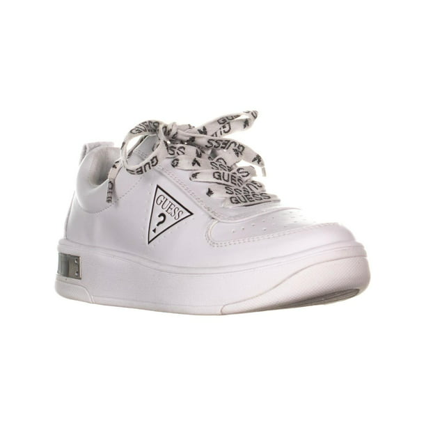 Guess Hype Platform Lace Up Fashion Sneakers, White Multi - Walmart.com