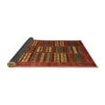 thumbnail image 2 of Ahgly Company Indoor Square Abstract Brown Contemporary Area Rugs, 7' Square, 2 of 4