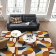 thumbnail image 4 of Area Rug 5'x8' Art Decor Mid-Century Modern Abstract Geometric Multi Color Washable Area Rugs Non Shedding Floor Carpet Rubber Backing Non-Slip Indoor Mats for Living Room Bedroom Kitchen, 4 of 8