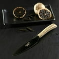 thumbnail image 5 of Gibson Home 93088.01 3.5 in. Opus Stainless Steel Paring Knife with Black Blade, 5 of 6