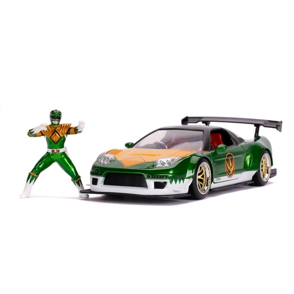 2002 Honda NSX Type-R Japan Spec with Power Rangers Ranger figure, Power Rangers - Jada Toys 31909 - 1/24 scale Diecast Model Toy Car