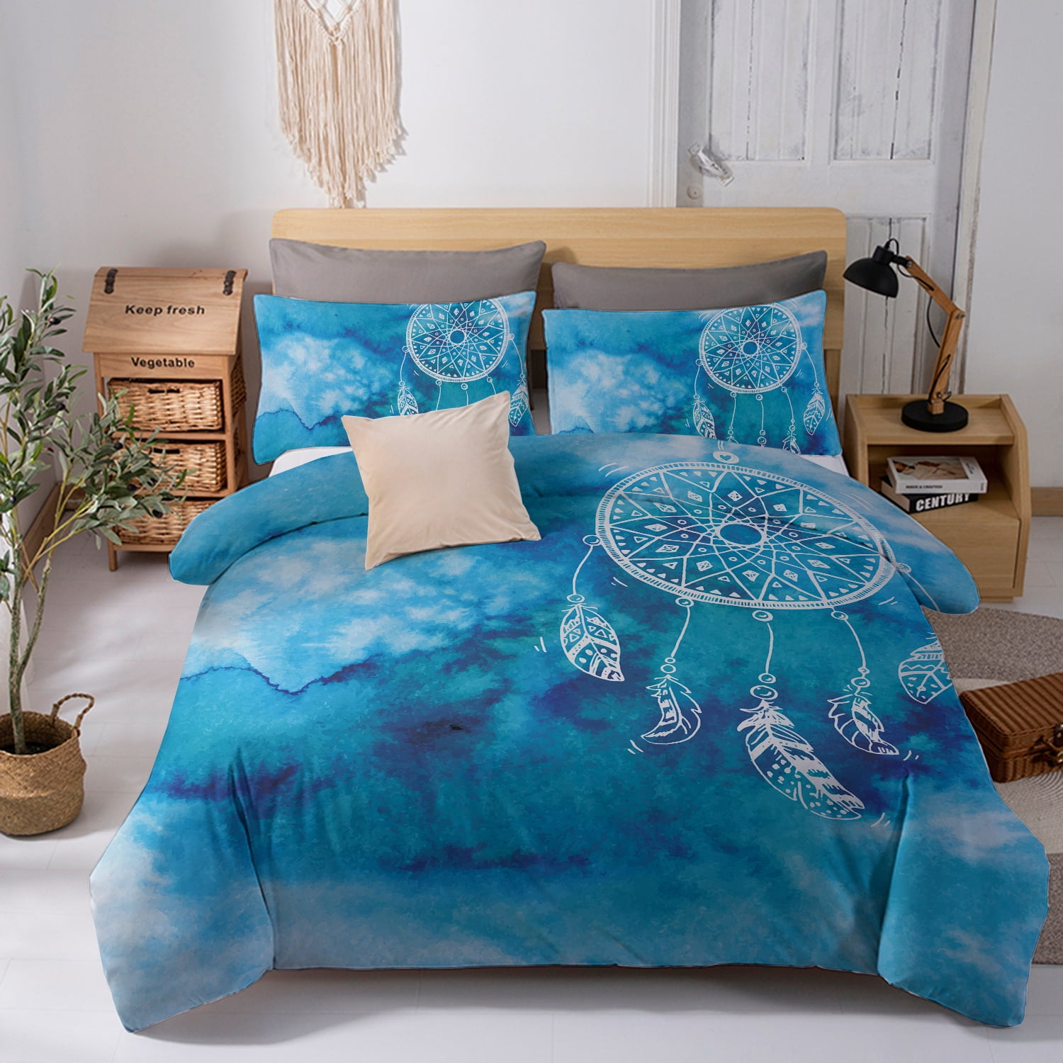 blue comforter sets for teenage girl