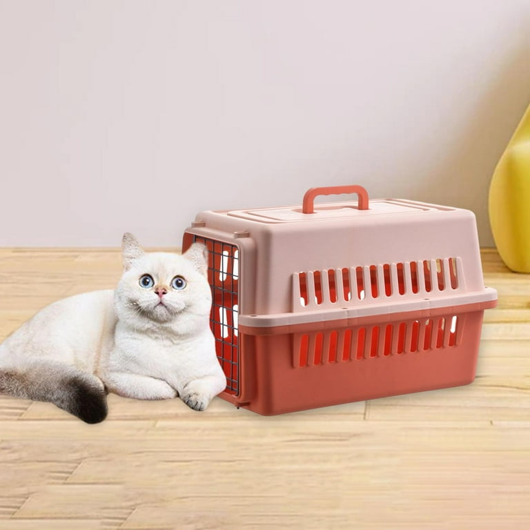 Hard Sided Pet Carrier Nests Case Dog Travel Kennel for Cat Small Medium Dog Orange Walmart