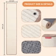 thumbnail image 2 of Alfombra rascadora de pared con forma de gato COOLEX, gruesa, 170 x 34 x 0,8 cm, color beige, 2 of 7
