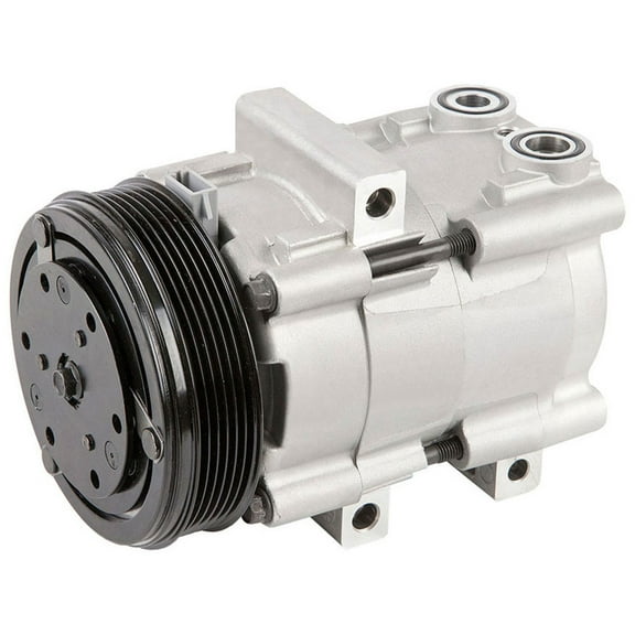 AC Compressor & 6-Groove A/C Clutch For Ford F150 F250 F350 F-150 F-250 F-350 Super Duty 4.6L 5.4L 6.8L - BuyAutoParts