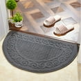 thumbnail image 3 of DERONA Semicircular Entrance Door Mat,Half Round Door Mat Entrance Rug,Non-Slip Front Door Mat for Outside Inside Entry Dirt Trapper,Waterproof,Home Decor, 3 of 7