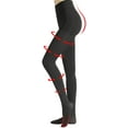 thumbnail image 1 of Collants de Compression pour Femmes 20-30 mmHg Collants Bout Fermé Bas de Soutien, 1 of 7