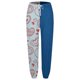 thumbnail image 3 of Gibobby pantalones de mujer Pantalones deportivos informales con cordón y estampado digital de amor rosa suelto para mujer (Azul, L), 3 of 4