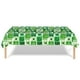 thumbnail image 5 of Fiudx Mantel Del Día de San Patricio, Diseño de Trébol, Material Resistente Al Desgarro, Fácil de Limpiar, Ideal para Fiestas y Reuniones Familiares, Decoración Irlandesa Festiva, Tamaño Generoso par, 5 of 7