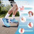 thumbnail image 6 of OrthoComfoot Men's Orthopedic Road Running Shoes, Lightweight Athletic Walking Sneakers, Blue, 6 of 9