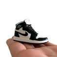 thumbnail image 3 of DSK GLOBAL Nike Jordan Mini Shoe Keychain  Sneaker Party Favors Pendant Keyring  Rubber Black & White, 3 of 7